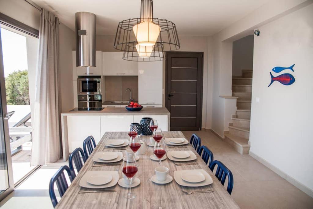Livathos  New Villa Blue With Private Pool At Trapezaki מראה חיצוני תמונה