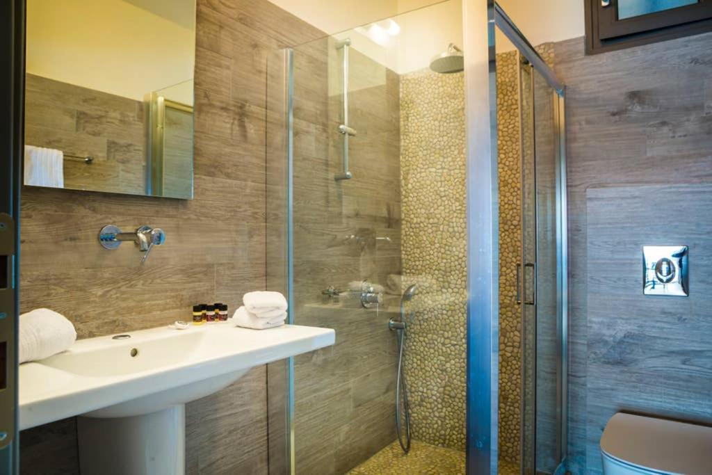 Livathos  New Villa Blue With Private Pool At Trapezaki מראה חיצוני תמונה